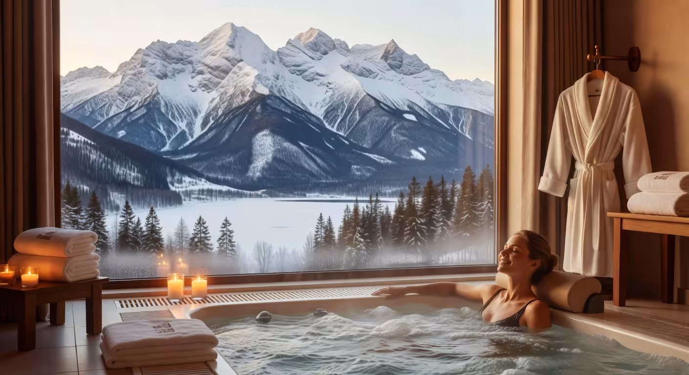Súkromné wellness s jacuzzi a výhľadom na Vysoké Tatry